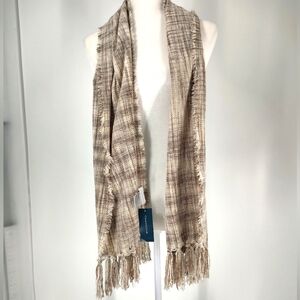 Charter Club Unisex Camel Scarf One Size